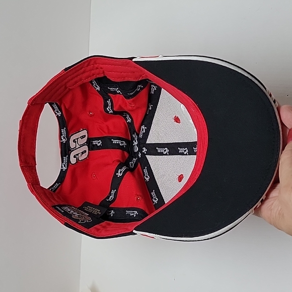 Office Depot Red, Black Carl Edward Roush Fenway Racing Ajustable Baseball Cap - Picture 7 of 11